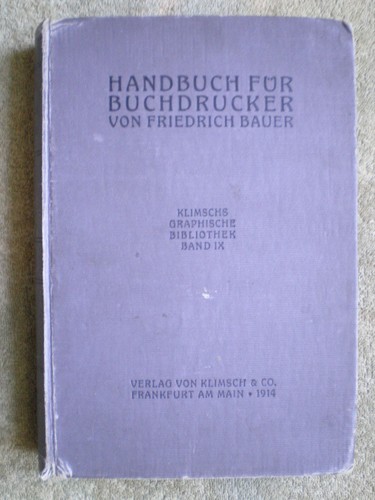 Handbuch für buchdrucker - handbuch,