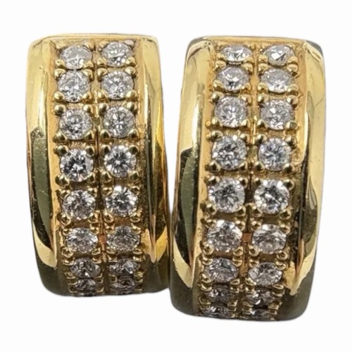 750 gold ohrringe creolen - gold,