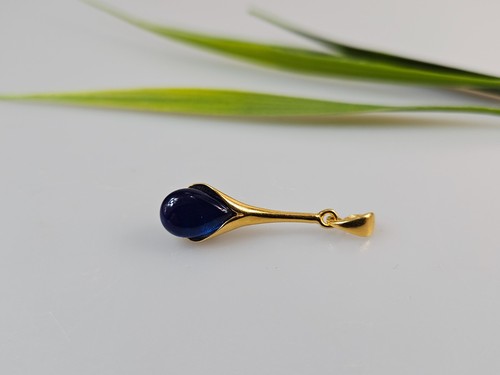 Blau bernsteinkette - blau,