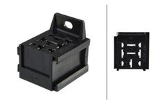 5x HELLA Relaissockel, 9 polig