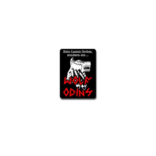 Wolf odins aufkleber sticker - wolf,
