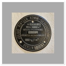 Historisches Typenschild