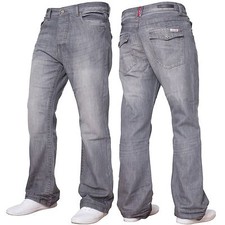 APT Herren Bootcut Jeans
