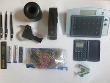 Konvolut Bürobedarf z.b. Register, Tacker, Druckbleistifte ,etc. - sh. 3 Fotos