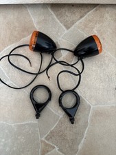 Harley Davidson Blinker + Halter Street Bob Softail Schwarz