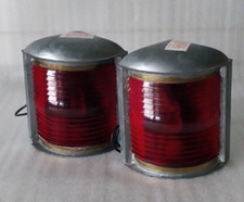 2x PERKO Schiffslaterne Backbord Positionslampe Schiffslampe Positionslaterne