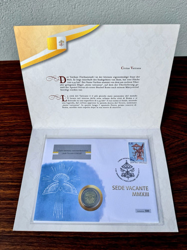 Vatikan numisbrief euro 2013 - numisbrief, 2