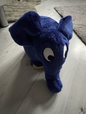 Blauer Elefant Plüschtier