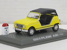 Renault 4 Plein Air Cabrio 1968 in gelb ohne Box Universal Hobbies 1:43 