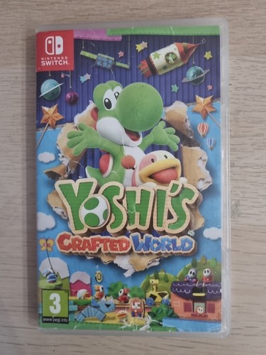 Yoshis crafted world nintendo - yoshis,