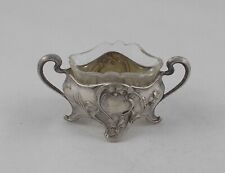 *RAR* Eleganter Salznapf im Jugendstil aus 800er Silber Lutz&Weiss Pforzheim