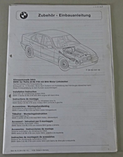 Einbauanleitung bmw 3er - bmw,