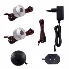 LED-SET PRIMUS 2W mit Aluminiumrahmen | Kaltweiß | Fußschalter & Netzteil