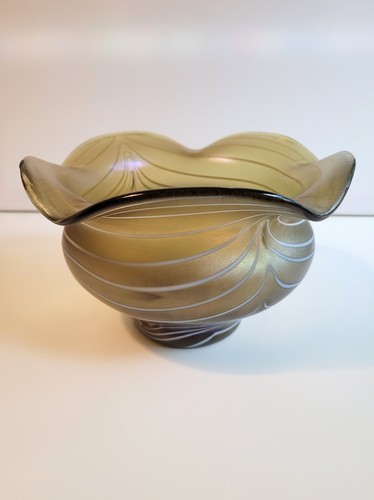 Irisierende glas vase - irisierende,