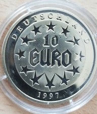 10 Euro, 1997, Deutschland, Raub der Europa, Medaille