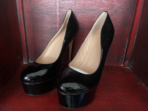 Plateau pumps schwarz lack - plateau,