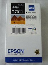 Original Epson C13T70114010 / T7011 Tintenpatrone schwarz für WP-4015