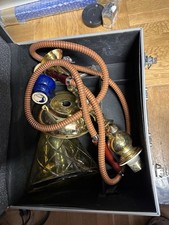 Orientalische Messing‑Shisha im Transportkoffer