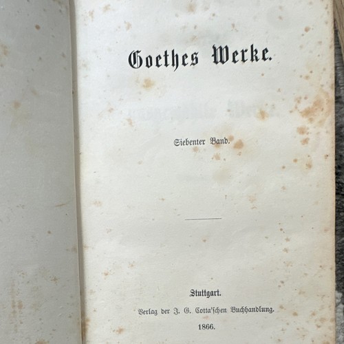 Goethe ausgewählte werke band - goethe,