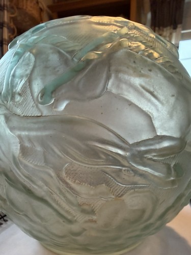 Alte glas vase pferde art - glas,