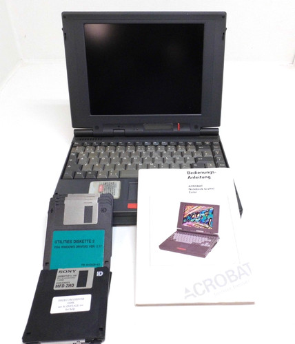 Vintage acrobat notebook - acrobat,