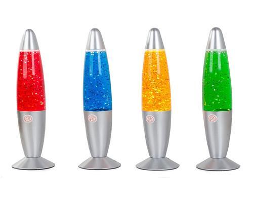 Glitzer lampe glas retro - lampe,
