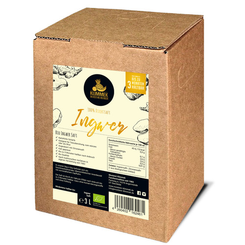 Klimmek bio ingwersaft - klimmek, l
