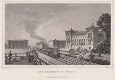 Köthen Original Stahlstich