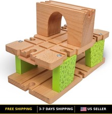 3-Level Wooden Train Bridge &