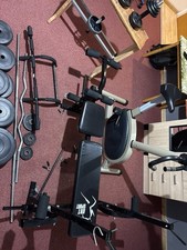 Fitness Set - Hantelbank, Hantelschrank Cardio Fahrrad Sehr Guten Zustand.