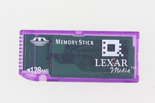 Lexar Media Memory Stick Speicherkarte Speichermedium 128 MB 128MB 