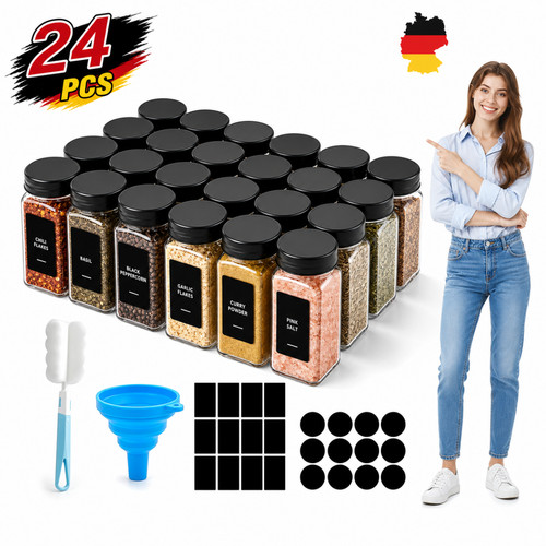 Gewürzdosen eckig 24er - gewürzdosen, set