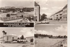 Postkarte :   SCHWARZE  PUMPE  bei  SPREMBERG / Niederlausitz    ; ca. 1975