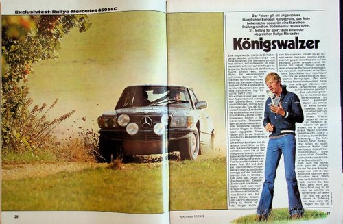 Sport auto 1978 mercedes - sport,