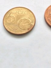 5 Euro Cent Variante Nordisches Gold mit Kupferrand Deutschland F 2004