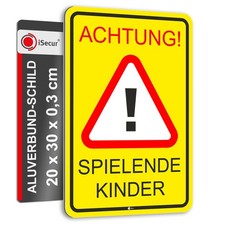 Warnschild I Achtung