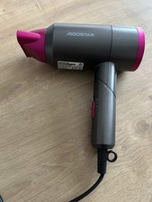 Aigostar - 1800W Reisehaartrockner, Reise haartrockner, Fohn, Fön, Grau
