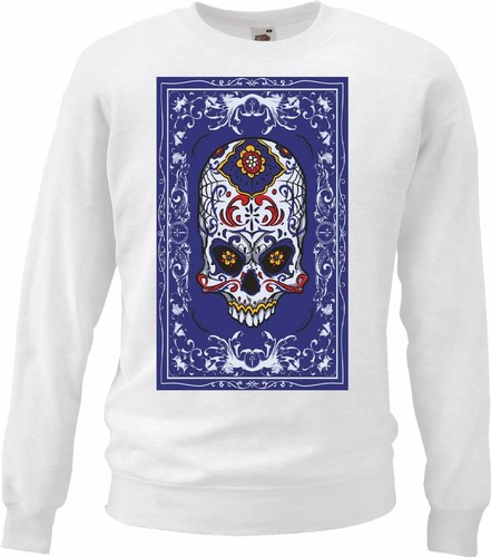 Sweatshirt vintage skull - sweatshirt,