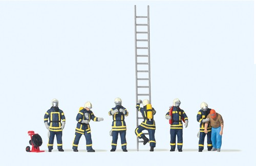 Preiser 10765 feuerwehrleute - preiser,