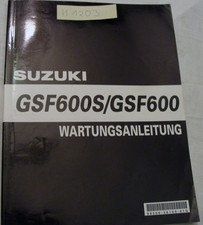 Suzuki GSF600/S Bandit Pop Original Werkstatthandbuch Wartungsanleitung deutsch