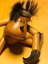 Alter Affe Klammeraffe Kay Bojesen Design Dänemark Teak Holz mid century Vintage