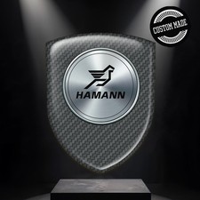 Silikon Aufkleber-Emblem fur Autosalon und Tuning mit Hamann Logo