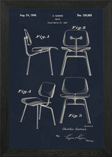 Eames Chair 1947 gerahmtes