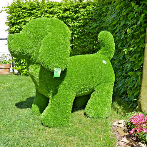 Gartenfigur grasfigur hund - gartenfigur,
