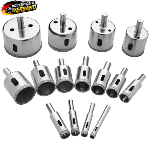 Diamantbohrer set stück - diamantbohrer, 15