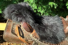 Lammfell Sattelbezug