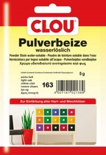 Clou Pulverbeize versch. Farben Wasserbeize Holzbeize Hartholz Weichholz 5g/ 12g