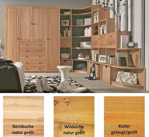 Massivholz kleiderschrank mit - massivholz,