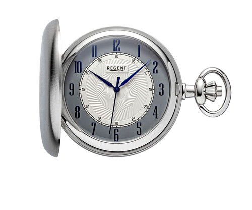 Regent taschenuhr quarz silber - taschenuhr,