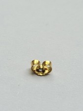 Einzel 1 Stück Ohrstecker Verschluss Gold 333  Ohrmutter für Ohrringe 5,5×4mm